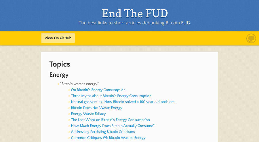 End the FUD